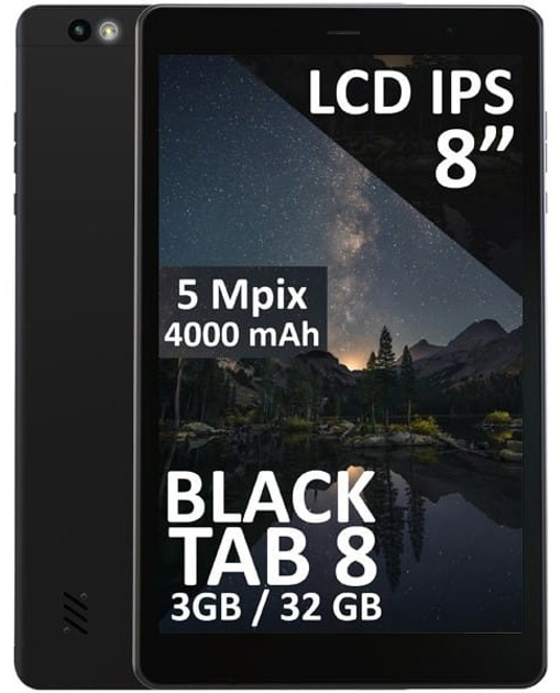 Планшет Blow BlackTAB8 4G 3/32GB Black (79-071#) - зображення 1