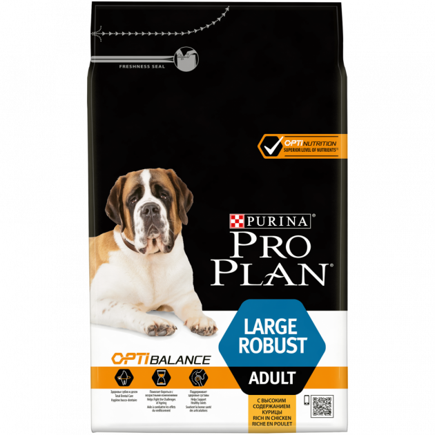 Сухий корм для собак великих порід Purina Pro Plan Large Robust Adult з куркою 14кг - изображение 2
