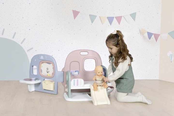 Zestaw Smoby Toys Baby Care Centrum dziecięce 5 w 1 z akcesoriami (7600240308) (3032162403082) - obraz 10
