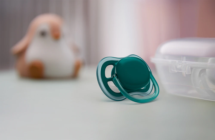Пустушка Philips Avent Ultra Air 6-18 м SCF085/31 Синя/Темно-зелена 2 шт (8720689016513) - зображення 3