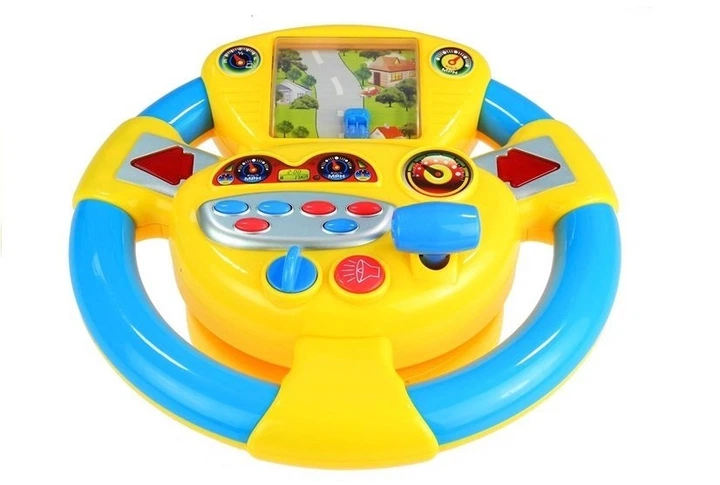 Інтерактивне кермо для малюків зі звуками LEAN Toys 2416 (5905323218536) - зображення 4