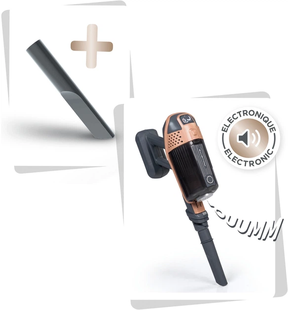 Пилосос Smoby Toys Ровента Х-Форс зі звуковим та світловим ефектом (7600330223) (3032163302230) - зображення 3