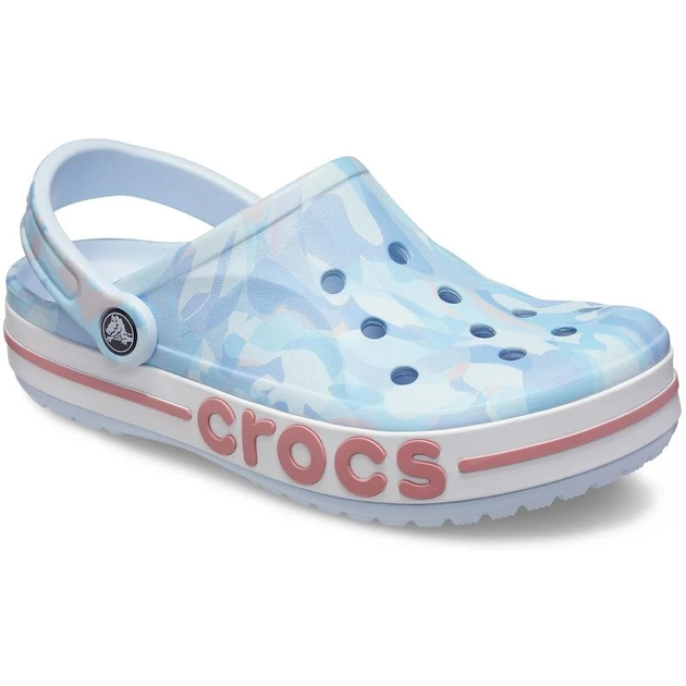 Чоловічі крокси Crocs Bayaband Bubble Camo Clog Mineral Blue (46-47, бірюзовий) - зображення 11