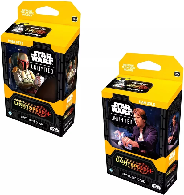 Набір карт Fantasy Flight Games Star Wars Unlimited Card Game Jump to Lightspeed Spotlight Deck Box (6) (841333131333) - зображення 2