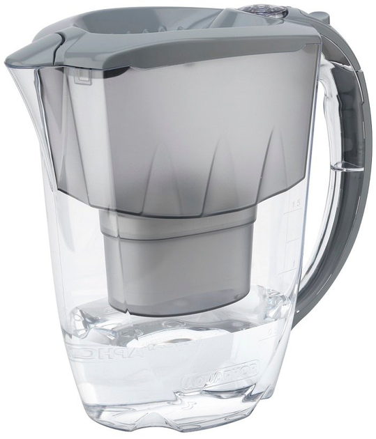 Фільтр-глечик Aquaphor Amethyst Сірий + 3 картриджа B25 Maxfor - зображення 1
