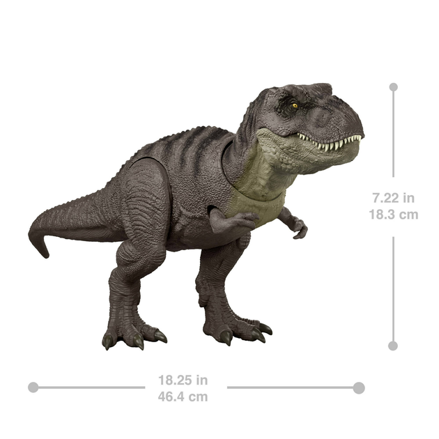 Динозавр Тиранозавр Рекс Мир Юрского Периода Ти-Рекс Jurassic World Rebirth Tyrannosaurus Rex Lab Lockdown T-Rex Mattel (JGM16) - изображение 6