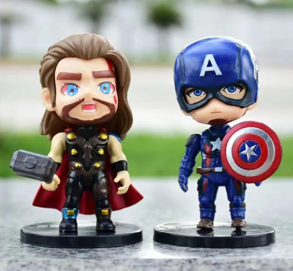 Набор фигурок конструктор Марвел Marvel Captain America Spider-Man Мстители Бетмен Hero Set 6 штук (AN)716 - изображение 5