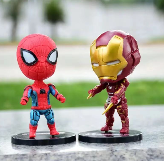 Набор фигурок конструктор Марвел Marvel Captain America Spider-Man Мстители Бетмен Hero Set 6 штук (AN)716 - изображение 3