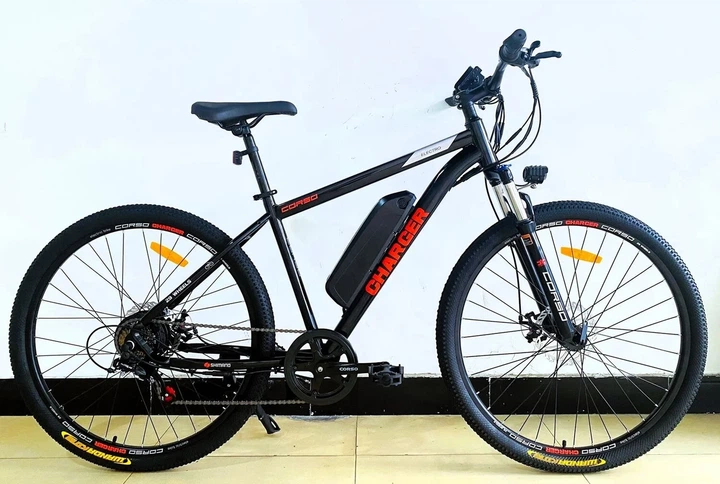 Электровелосипед Corso Charger CR-29834: 29" колеса, 19" стальная рама, двигатель 350W, Shimano 7 скоростей - Фото 3 Электровелосипед Corso Charger CR-29834: 29" колеса, 19" стальная рама, двигатель 350W, Shimano 7 скоростей - изображение 3