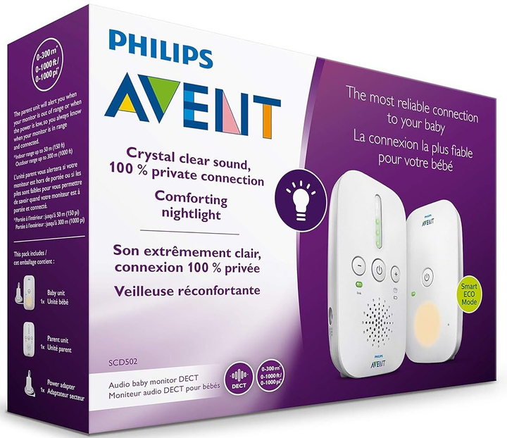 Elektroniczna niania Philips AVENT Essential SCD502/26 (8710103993728) - obraz 9