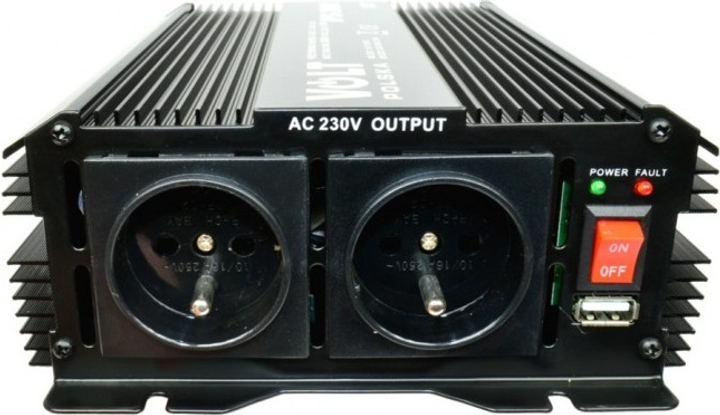 Перетворювач напруги Volt Polska IPS 2000 12VDC/230VAC 1300W (3IPS200012) - зображення 3