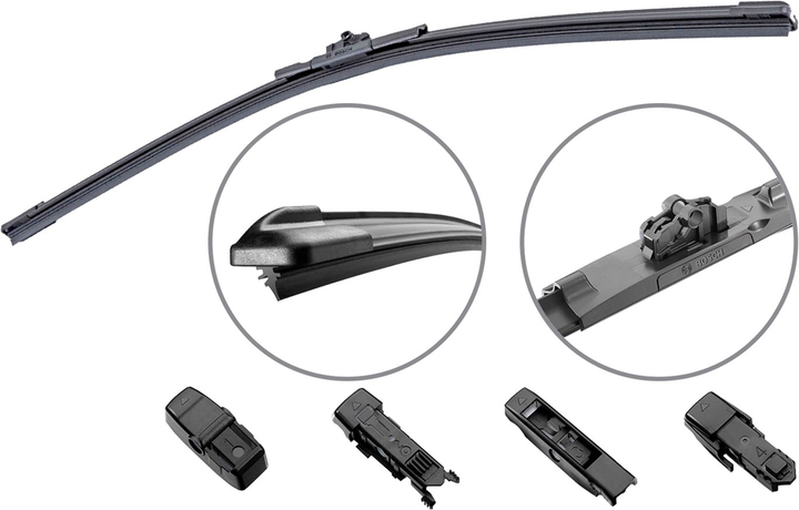 Щітка склоочисника безкаркасна Bosch AeroTwin Plus 24" (600 мм) (3 397 006 951) - зображення 2