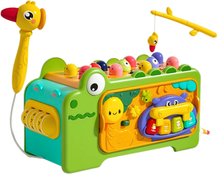 Kostka LEAN Toys Krokodylek wydaje dźwięki 22661 (5905991050100) - obraz 3