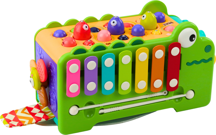 Kostka LEAN Toys Krokodylek wydaje dźwięki 22661 (5905991050100) - obraz 4
