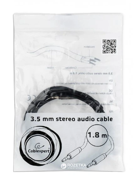 Cablexpert 3,5 mm 1,8 m (CCAP-444-6) - obraz 4
