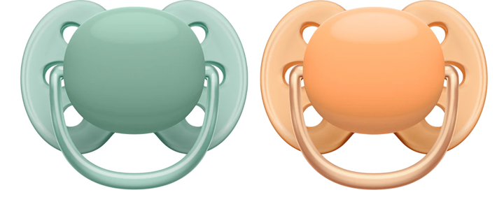 Пустушка Philips Avent Ultra Soft 0-6 м нейтральна SCF091/03 2 шт (8710103993186) - зображення 1