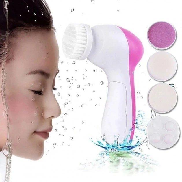 Массажер универсальный для тела и лица 5в1 Massager (60) массаж вибрация - изображение 3