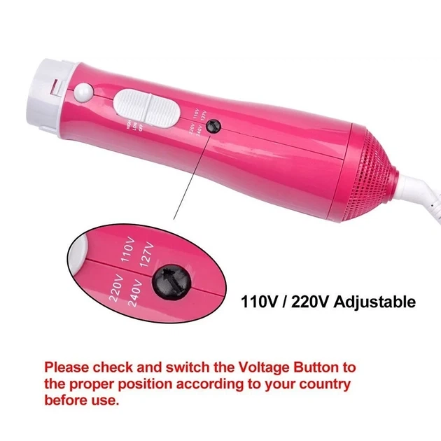Фен щетка 10 в 1 Fullcome Hair Styler ST300 многофункциональный стайлер с керамическим покрытием и 10 насадками - изображение 6