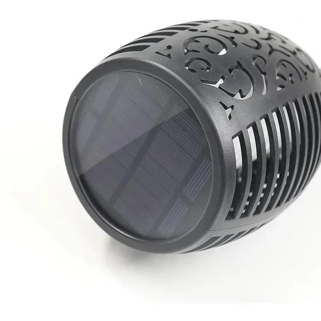 Фонарь садовый светильник на солнечной батарее Solar flame 22 см влагостойкий устойчивый к ультрафиолету - изображение 3