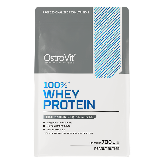 Протеин OstroVit 100% Whey Protein (700 г, peanut butter) - изображение 2