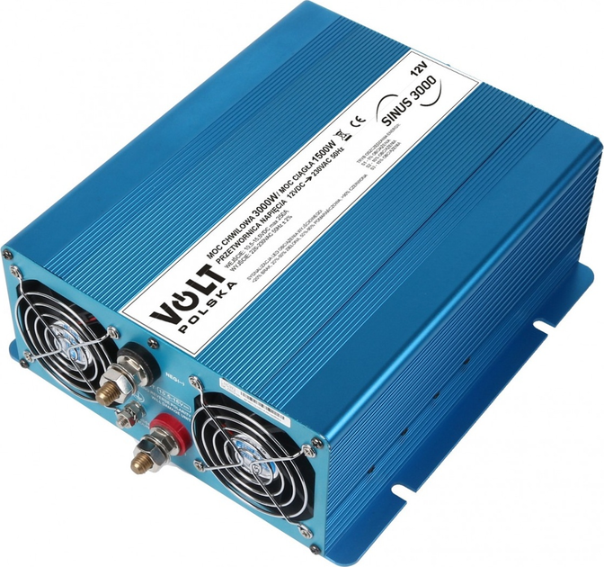 Перетворювач напруги Volt Polska Sinus Eco 3000 12VDC/230VAC 1500W (3SIPS30001) - зображення 2