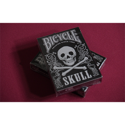 Карти гральні Bicycle Skull Metallic (Silver) - зображення 4