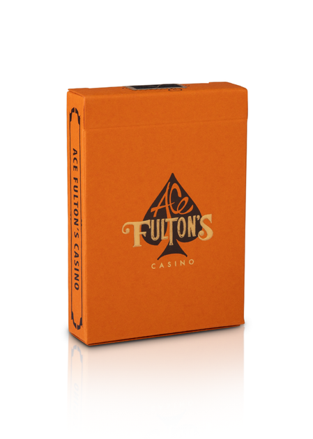 Карти гральні Ace Fulton's Casino, Vintage Back - Orange - зображення 7