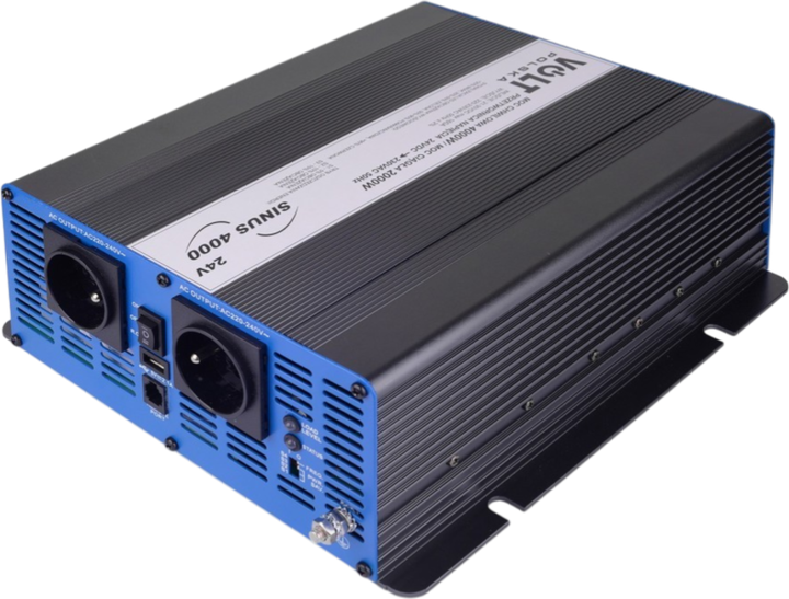 Перетворювач напруги Volt Polska Sinus Eco 4000 24VDC/230VAC 2000W (3SIPS40002) - зображення 1