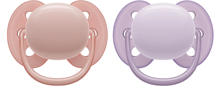 Smoczek Philips Avent Ultra Soft 0-6 m neutral SCF091/31 2 szt (8720689016582) - obraz 1