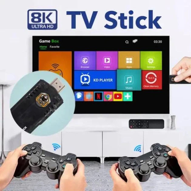 Игровая приставка Game Box X8 8K/5G 64GB + 2 джойстика Черная (M98-X8) - изображение 10