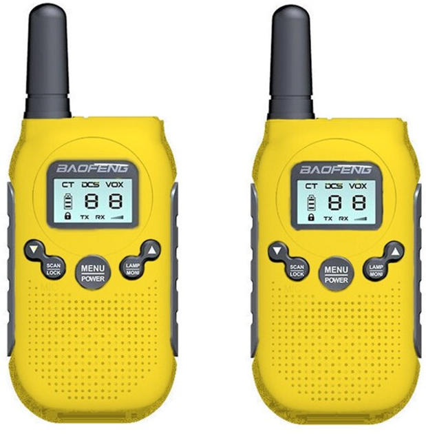 Рація Baofeng BF-T6 Panda Yellow (5900804144595) - зображення 1