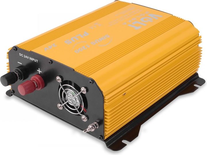 Przetwornica napięcia Volt Polska Sinus Plus 1200 24VDC/230VAC 600W (3SIR120024) - obraz 2