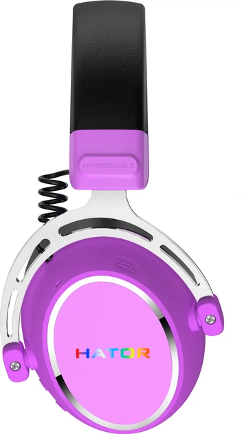 Навушники Hator Hypergang 3 Wireless Cyber Violet (8721249230868) - зображення 5