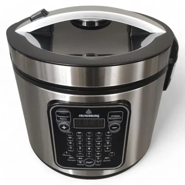 Мультиварка Crownberg CB-5528 5 л, 1000 Вт, 30 программ, с пароваркой - изображение 3