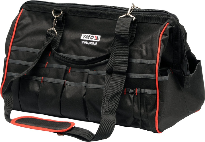 Torba narzędziowa YATO 495 x 265 x 340 mm 50 kieszeni (YT-7430) - obraz 1