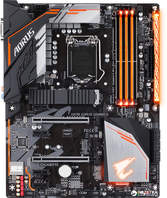 Материнская плата gigabyte h370 aorus gaming 3 wifi обзор