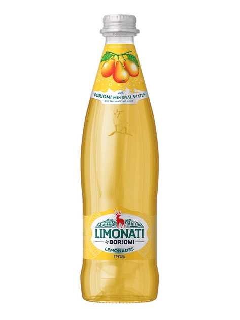Упаковка сильногазованого лимонаду Borjomi Limonati Груша 0,5 л х 12 пляшок - Фото 3 Упаковка сильногазованого лимонаду Borjomi Limonati Груша 0,5 л х 12 пляшок - изображение 3