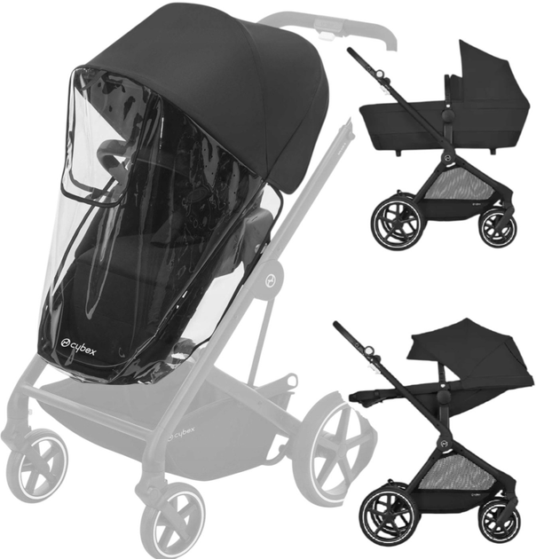 Osłona przeciwdeszczowa do wózków Cybex Balios S 2 w 1 / Talos S 2 w 1 (4058511958576) - obraz 3