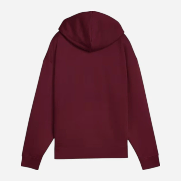 Худі тепле жіноче Puma Ess Comfort Hoodie Fl (S) 68238596 XS Бордове (4069157673723) - зображення 5