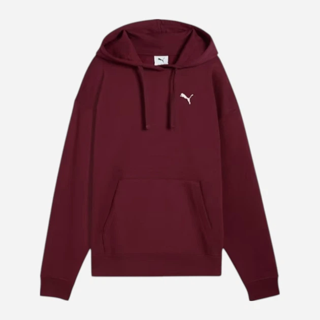 Худі тепле жіноче Puma Ess Comfort Hoodie Fl (S) 68238596 M Бордове (4069157673747) - зображення 4