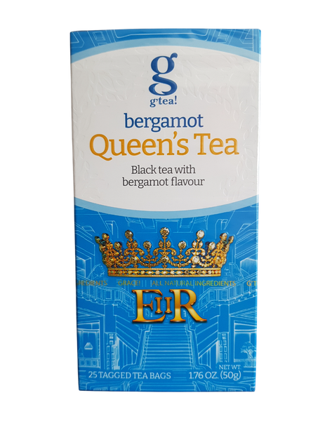 Чорний чай з бергамотом g'tea Bergamot Queen's Tea 25 пакетиків - Фото 1 Чорний чай з бергамотом g'tea Bergamot Queen's Tea 25 пакетиків - зображення 1