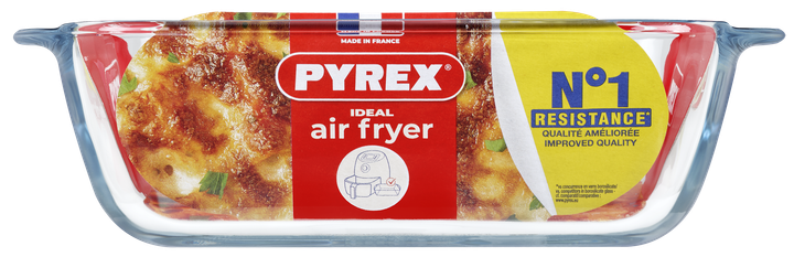 Форма для запікання AirFryer, 23x15x6 см (1.2 л) Pyrex (kuh0016032) - Фото 4 Форма для запікання AirFryer, 23x15x6 см (1.2 л) Pyrex (kuh0016032) - зображення 4