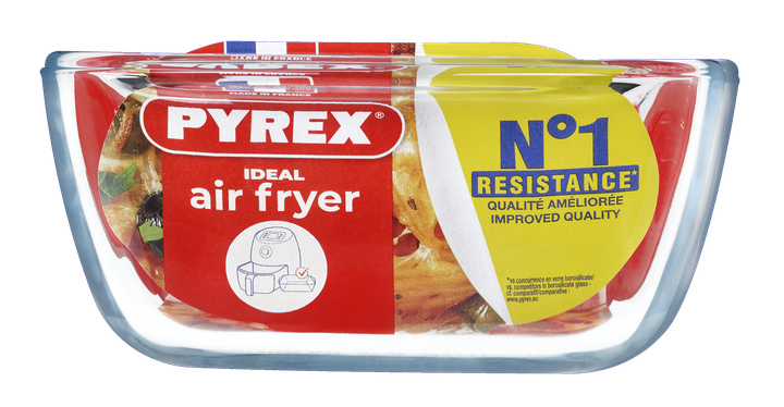 Форма для запікання AirFryer, 23x15x6 см (1.2 л) Pyrex (kuh0016032) - Фото 3 Форма для запікання AirFryer, 23x15x6 см (1.2 л) Pyrex (kuh0016032) - зображення 3
