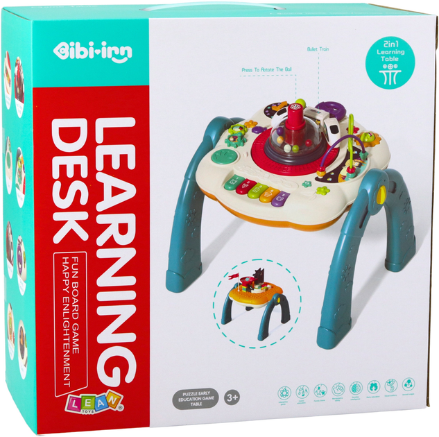 Столик LEAN Toys зі збірною поверхнею синій 22830 (5905991051794) - зображення 1