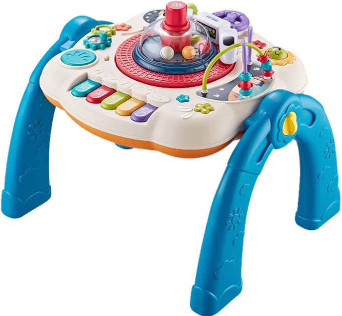 Столик LEAN Toys зі збірною поверхнею синій 22830 (5905991051794) - зображення 3