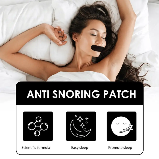 Полоски для обеспечения носового дыхания во сне Sleep Strips Для взрослых 30 шт PK054 - изображение 3