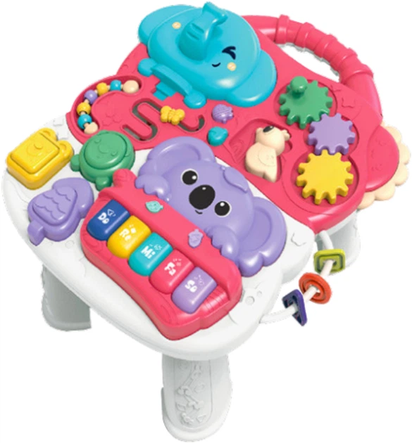 Столик LEAN Toys музично-сенсорний рожевий 22827 (5905991051763) - зображення 3