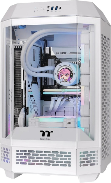 Корпус Thermaltake The Tower 250 Snow (CA-1Z9-00S6WN-00) - зображення 14