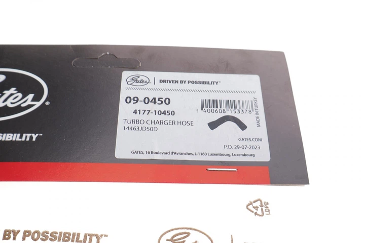 Патрубок інтеркулера Nissan Qashqai 1.5 dCi 07-14 09-0450