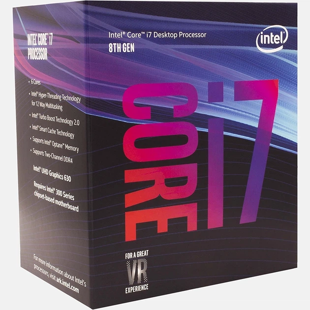 CPU INTEL CORE i7-8700 Процессор Intel Core i7-8700 3.2GHz/8GT/s/12MB